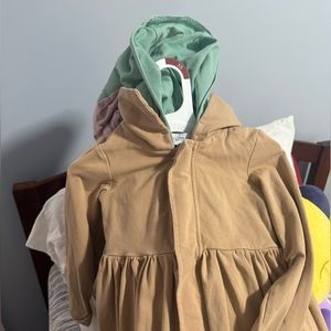 Cute #starwars Grogu sweater dress for 4-5 yo, used